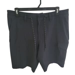 Oakley‎ Cruiser Cargo Shorts Men's 32 Black Pockets Casual Performance Golf